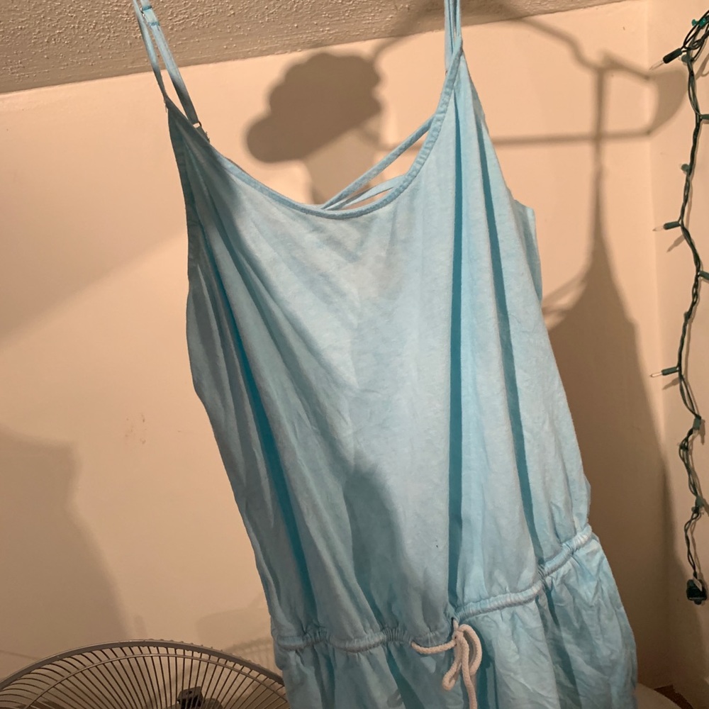 Baby blue romper